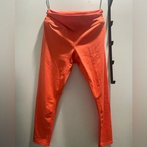 Free People Movement Orange (Papaya) Cross Over Front Leggings